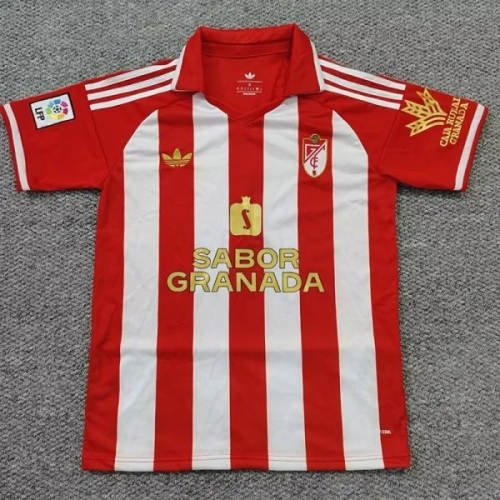 2026 Granada Special Edition Retro Red Fans Soccer Jersey(带复古章)