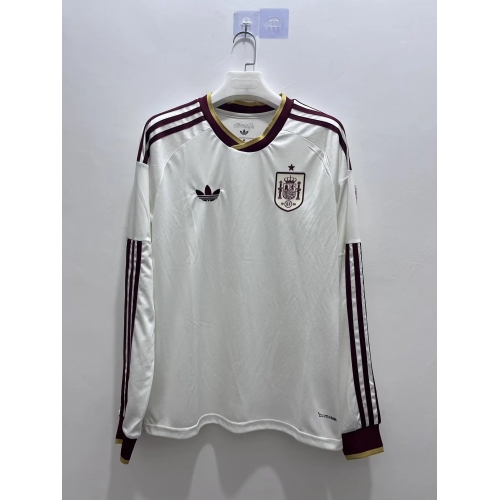 2026 Long Sleeve Spain National Team Away Football Shirt