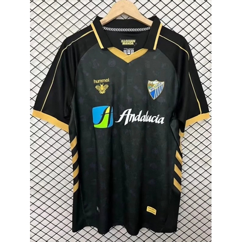 2026 Málaga CF Special Edition Retro Black Fans Soccer Jersey
