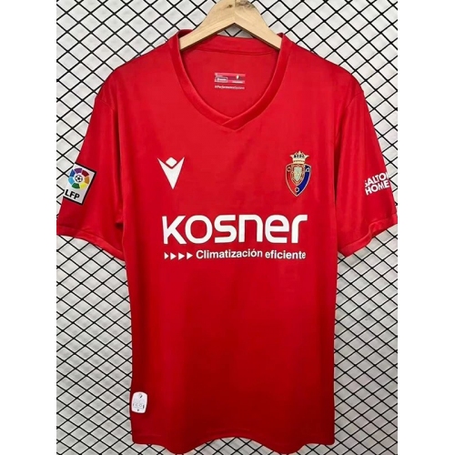 2026 Osasuna Retro Edition Red Fans Soccer Jersey(带复古章)