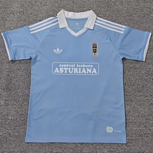 2026 Real Oviedo Eternal Edition Light Blue Fans Soccer Jersey