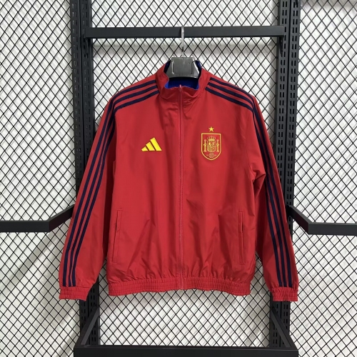 2026 Spain National Team Double-Sided Windbreaker Football Shirt