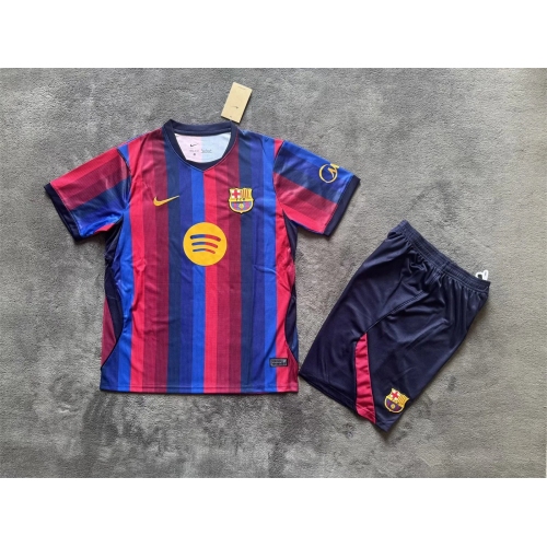 2026/2027 Barcelona Home Football Shirt Kids Size