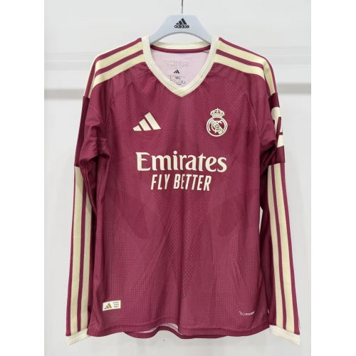 2026/2027 Long Sleeve Real Madrid Away Football Shirt
