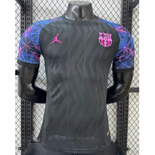 2026/2027 Player Version Barcelona Special Edition Black Blue Football Shirt