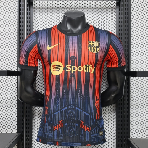 2026/2027 Player Version Barcelona Special Edition Orange Purple Football Shirt