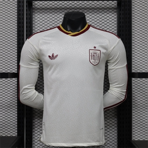Argentina Spain Away Long Sleeves Jersey Player Version World Cup 2026