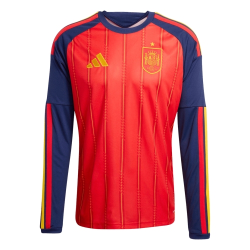 Spain Home Long Sleeve Jersey World Cup 2026