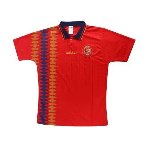 Spain Retro Jersey Home World Cup 1994