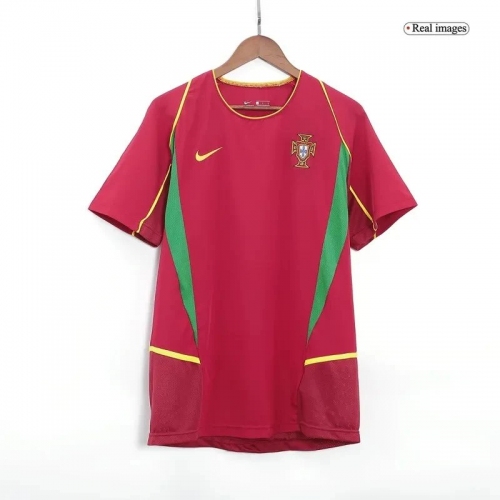 2002 Portugal Retro Jersey Home World Cup