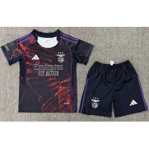 2025/2026 Benfica Fourth Away Football Shirt Kids Size