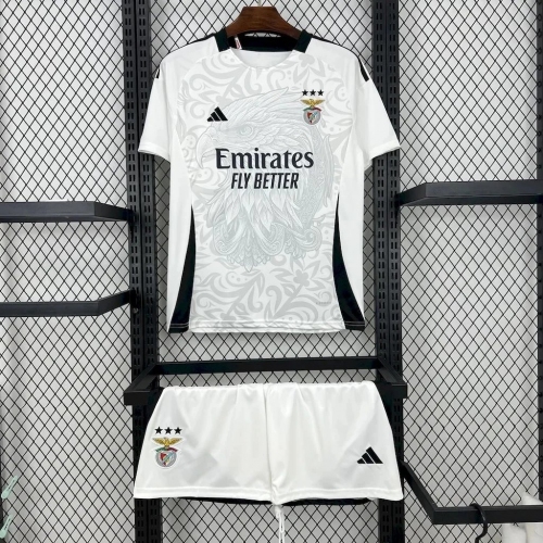 2025/2026 Benfica Special Edition White Football Shirt Kids Size