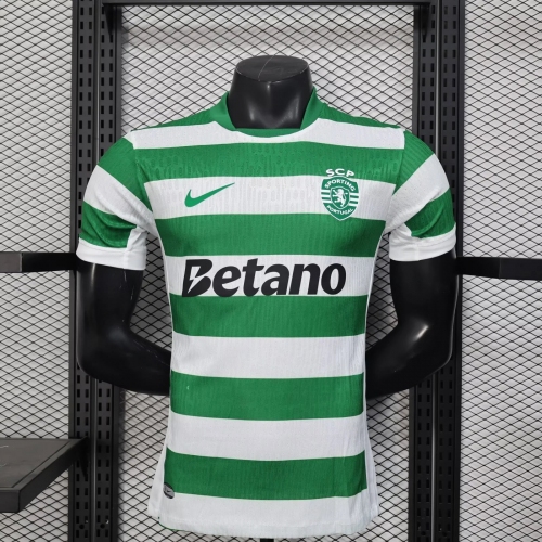 2025/2026 Player Version Sporting Lisbon Home Football Shirt