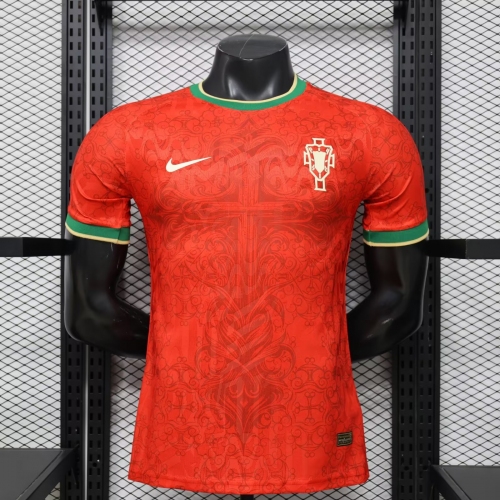 2026 Player Version Portugal National Team Special Edition Red Football Shirt
