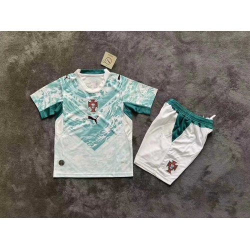 2026 Portugal Away Football Shirt Kids Size