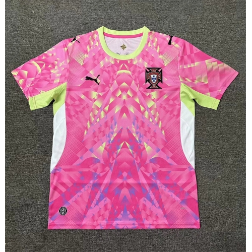 2026 Portugal National Team Goalkeeper Pink Football Shirt