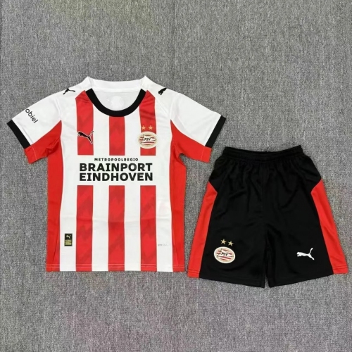 2025/2026 Eindhoven Home Football Shirt Kids Size
