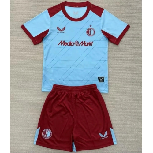 2025/2026 Feyenoord Rotterdam Third Away Football Shirt1:1 Kids Size