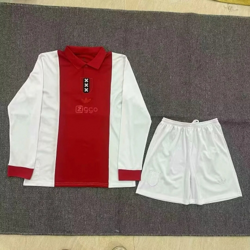 2025/2026 Long Sleeves Ajax 125th Anniversary Edition Football Shirt Kids Size