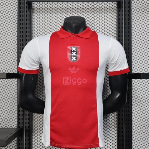 2025/2026 Player Version Ajax 125th Anniversary Edition Football Shirt