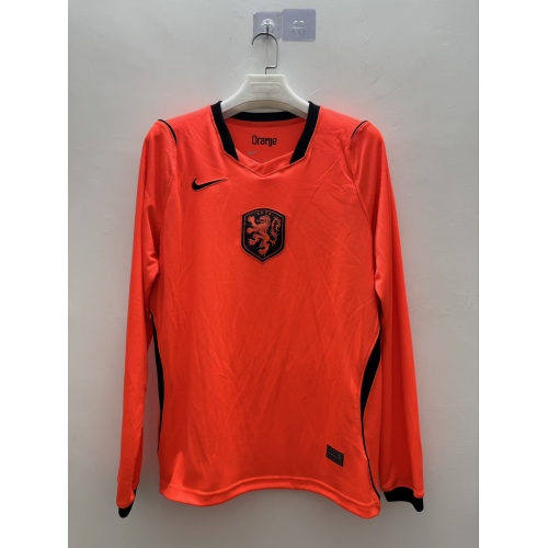 2026 Long Sleeve Netherlands National Team Home Football Shirt