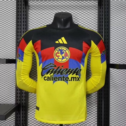 2025/2026 Long Sleeve Player Version Americas Home Football Shirt