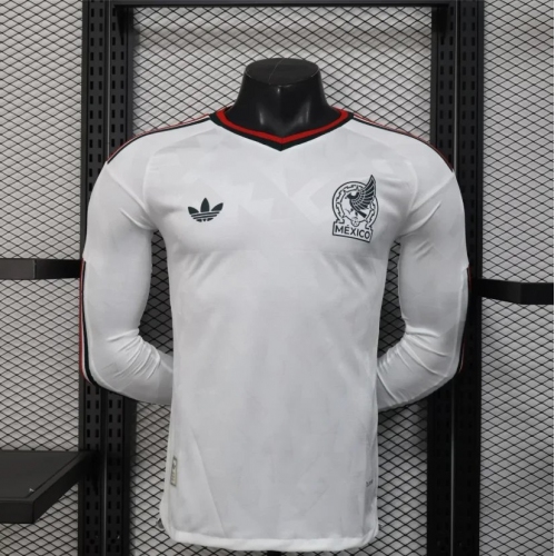 2026 Long Sleeve Player Version Mexico National Team Away Football Shirt