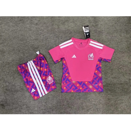 2026 Mexico National Team Goalkeeper Football Shirt Kids Size