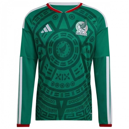 Argentina Mexico Home Long Sleeve Jersey World Cup 2026