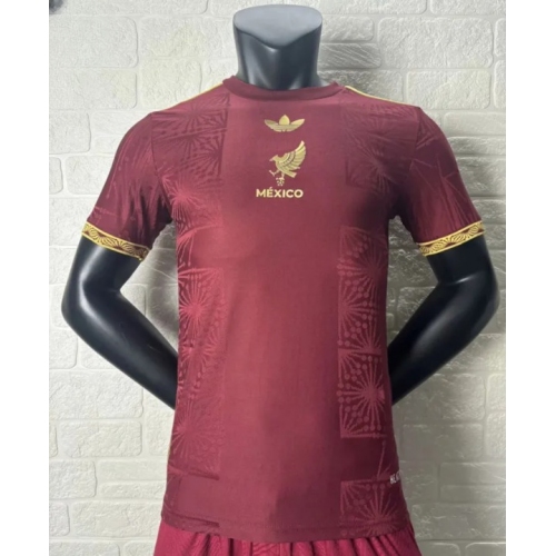 Mexico Gold Man Player Jersey 25/26 Red