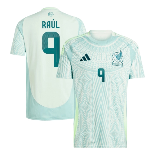 RA&Uacute;L #9 Mexico Soccer Jersey Away Custom Shirt 2024