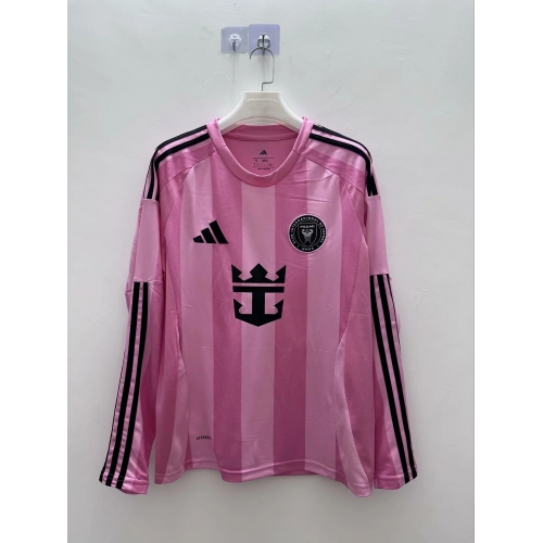 2025/2026 Inter Miami Home Soccer Jersey Long Sleeve1:1