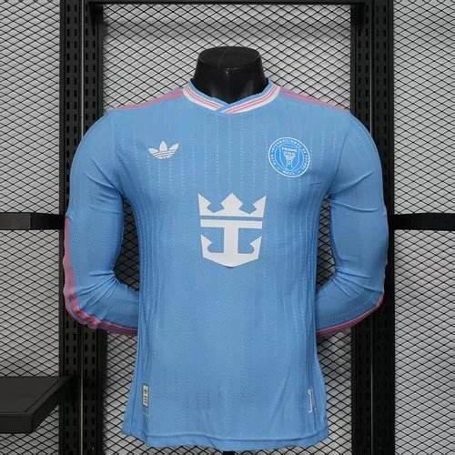 2025/2026 Player Version Inter Miami Third Away Long Sleeve Soccer Jersey