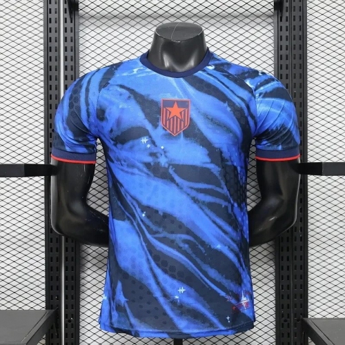USA 2026 Player Version United States National Team Special Edition Blue Football Shirt