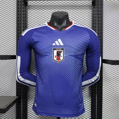2026 Long Sleeve Player Version Japan Home Football Jersey