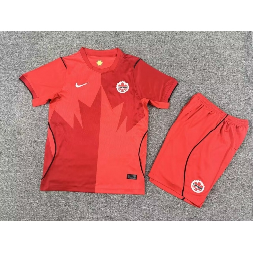 2026 Canada National Team Home Football Shirt Kids Size