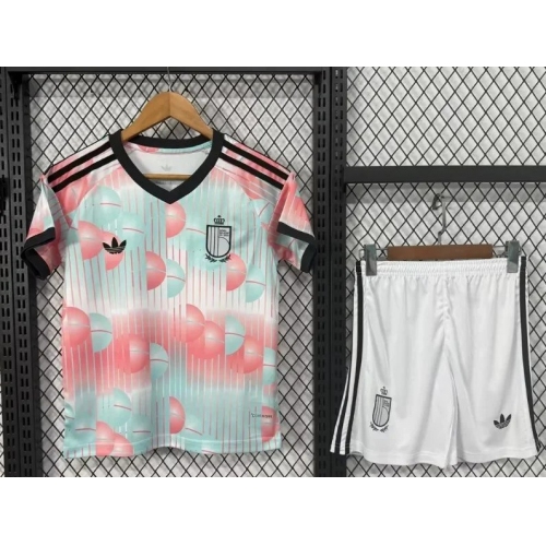 2026 Belgium National Team Away Football Shirt Kids Size