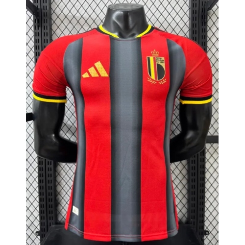2026 Player Version Belgium National Team Special Edition Red Football Shirt