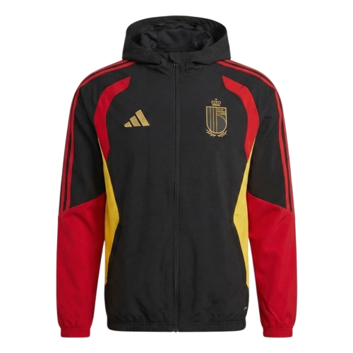 Belgium Hoodie Jacket 2026-Red&Black