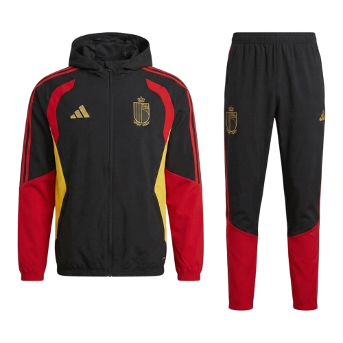 Belgium Hoodie Tracksuit 2026 Red&Black