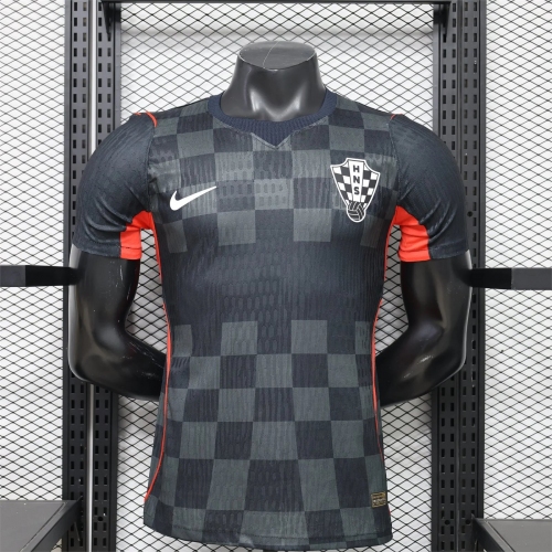2026 Player Version Croatia National Team Special Edition Black Football Shirt