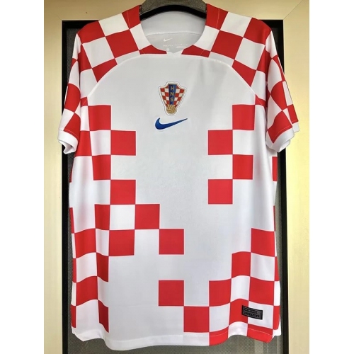 22/23 Croatia Home World Cup Fans Soccer Jersey