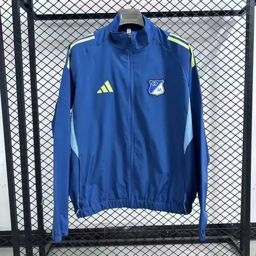 2025/2026 Windbreaker Millionaire Blue Football Shirt Thailand Quality