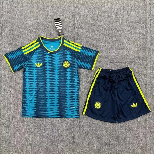 2026 Colombia National Team Away Football Shirt Kids Size