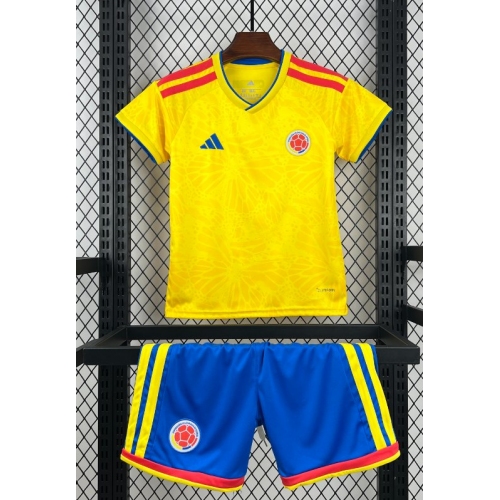 2026 Colombia National Team Home Football Shirt Kids Size