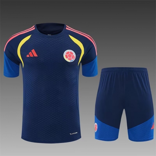 2026 Colombia National Team Training Suit Blue Football Shirt