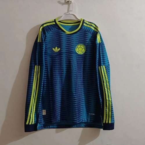 2026 Long Sleeves Colombia National Team Away Football Shirt