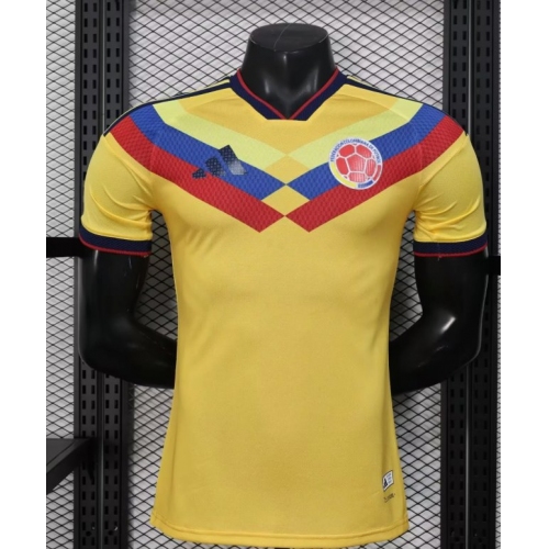 2026 Player Version Colombia National Team Special Edition Yellow Football Shirt