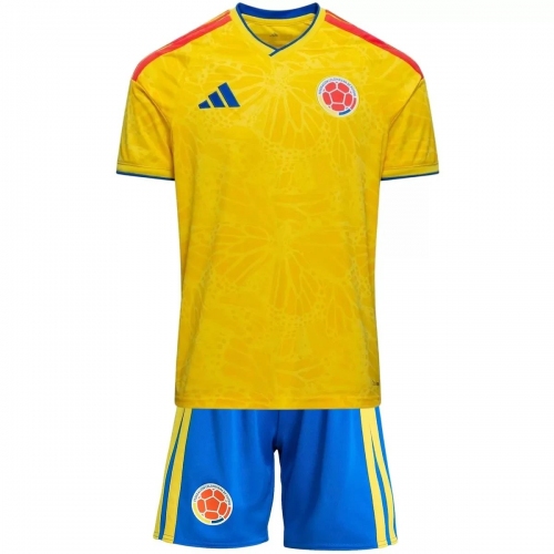 Kids Colombia Home Jersey Kit World Cup 2026