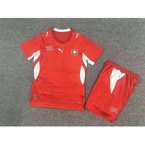 2026 Switzerland National Team Home Football Shirt Kids Size